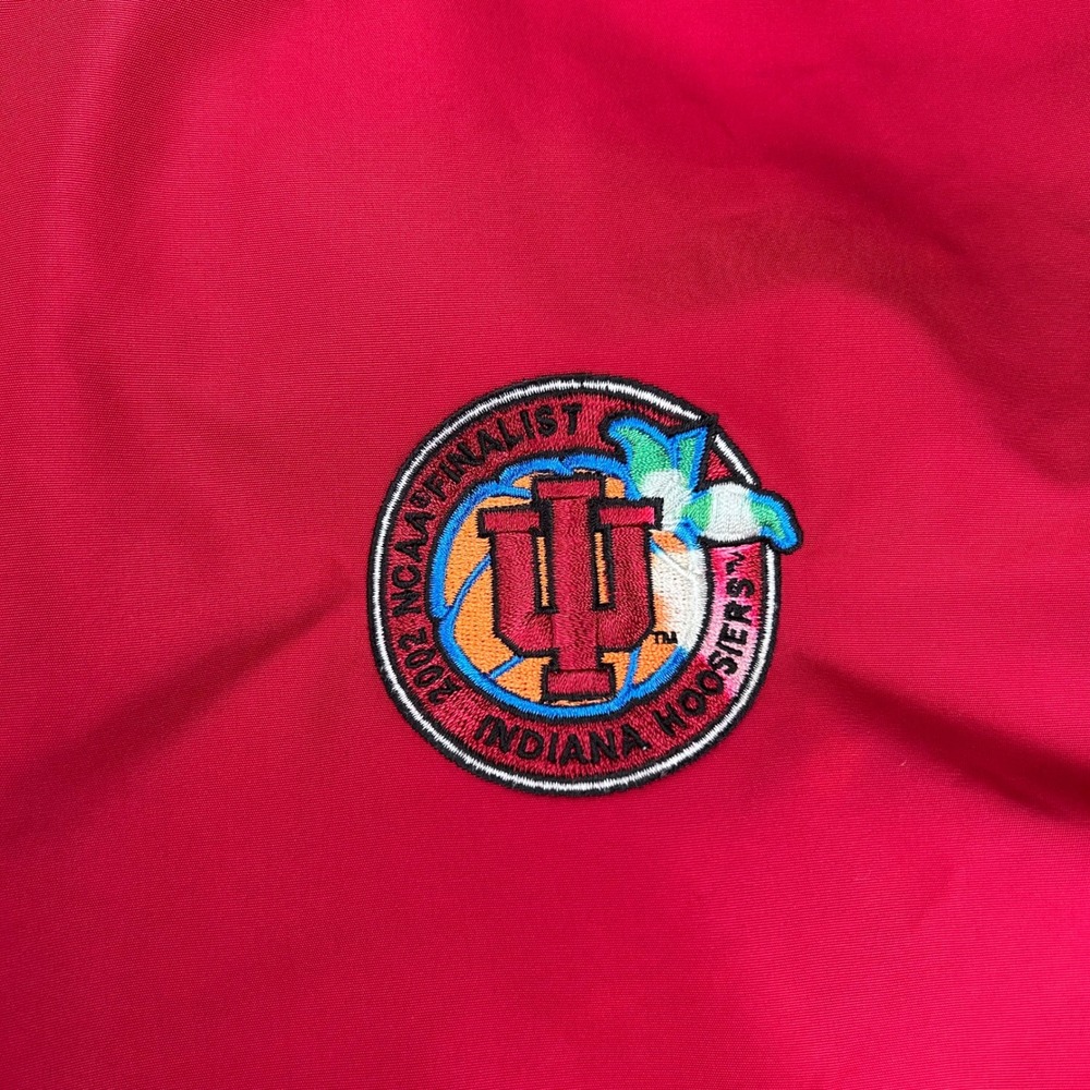 Vintage Cutter & Buck Indiana Hoosiers 2002 NCAA Finalist Pullover Red Mens L - Picture 5 of 16